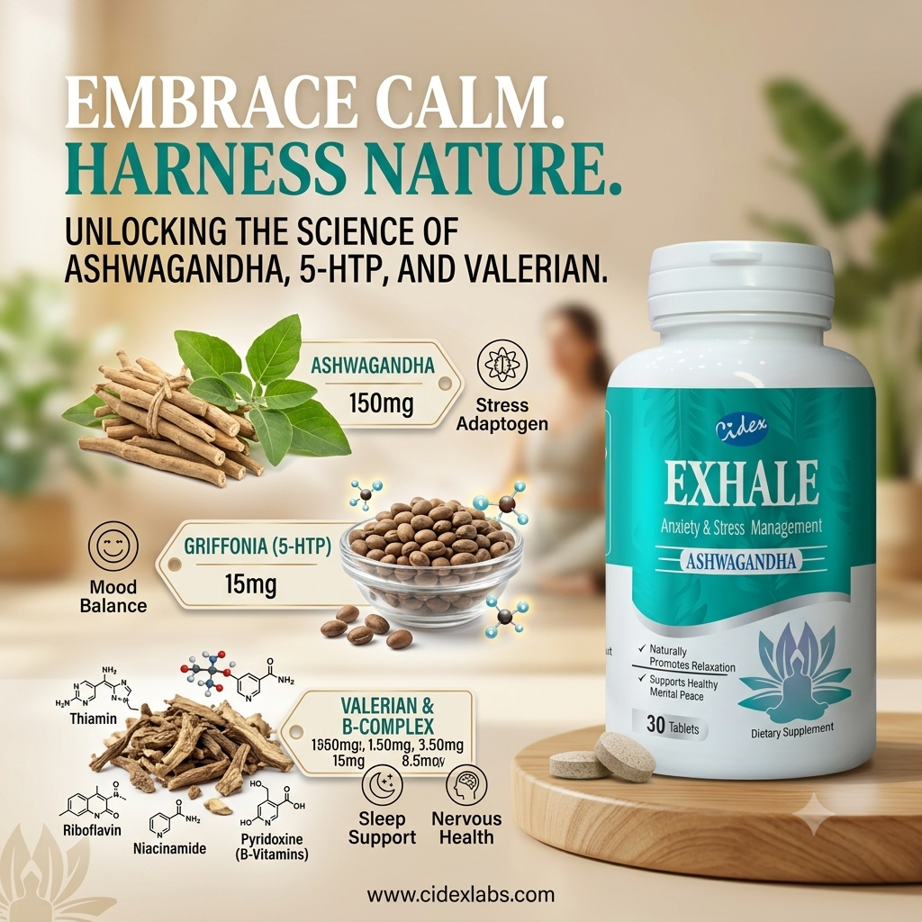 Science Behind Ashwagandha & 5-HTP for Stress Relief