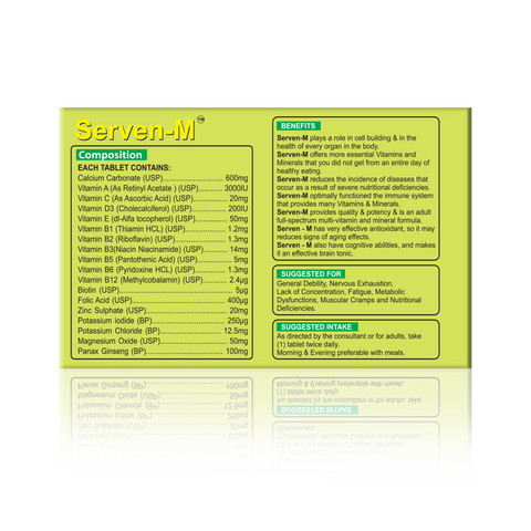 Serven-M tablets